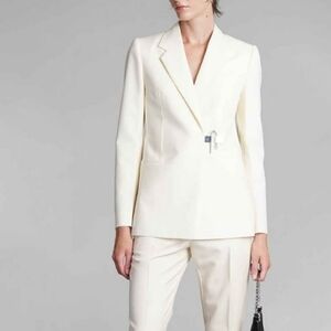 GIVENCHY Elegant Cream Women's Suit blazer